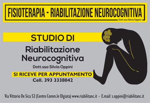 Dott.ssa Silvia Oppini –  Fisioterapia – Riabilitazione Neurocognitiva
