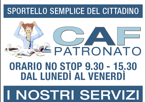 CAF – Patronato (presso Fenice Olgiata centro commerciale galleria sotto Farmacia)