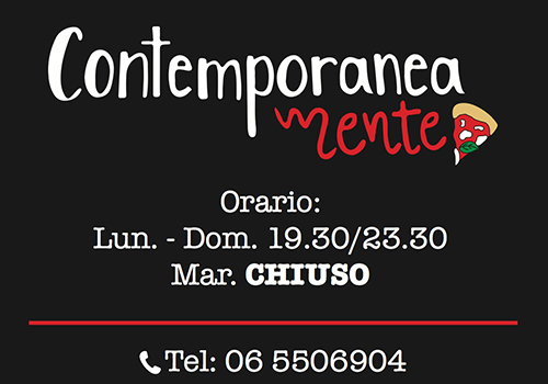 CONTEMPORANEAMENTE – Pizzera