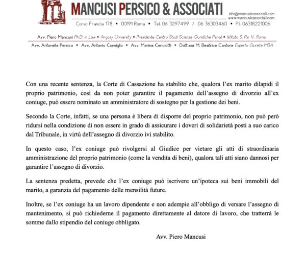Studio Legale Mancusi Persico & Associati
