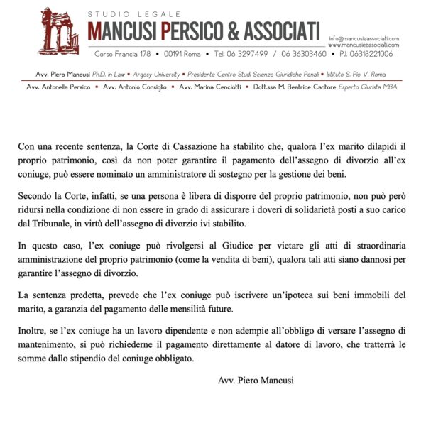 Studio Legale Mancusi Persico & Associati