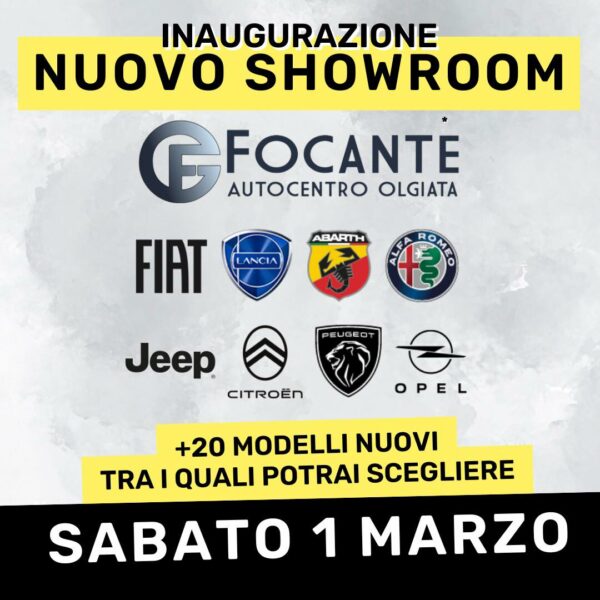 Concessionaria Focante sabato 1 marzo inaugurazione nuovo ShowRoom