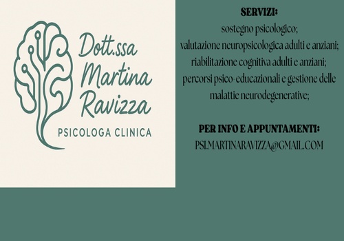 Dott.ssa Martina Ravizza Psicologa Clinica e della Riabilitazione