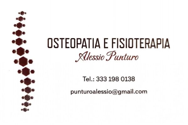 ALESSIO PUNTURO – Osteopata e Fisioterapista